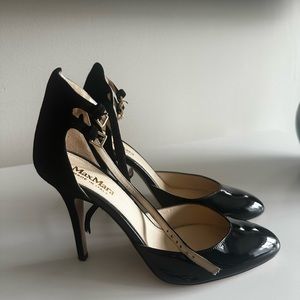 MaxMara Patent Suede Heels Size 8/39